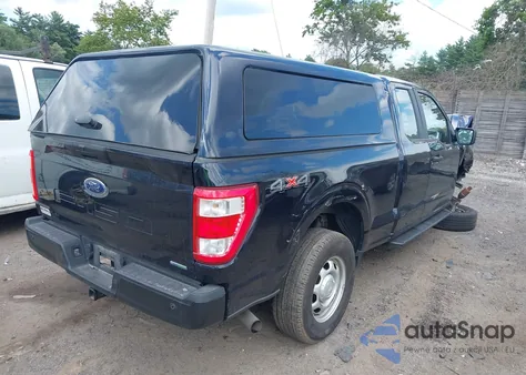 2021 Ford F-150 Xl z USA, uszkodzony, nr VIN 1FTEX1EP4MFD03122